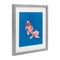 Stupell Industries Blue Vibrant Koi Fish Framed Print Under Glass, design by Yvette St. Amant